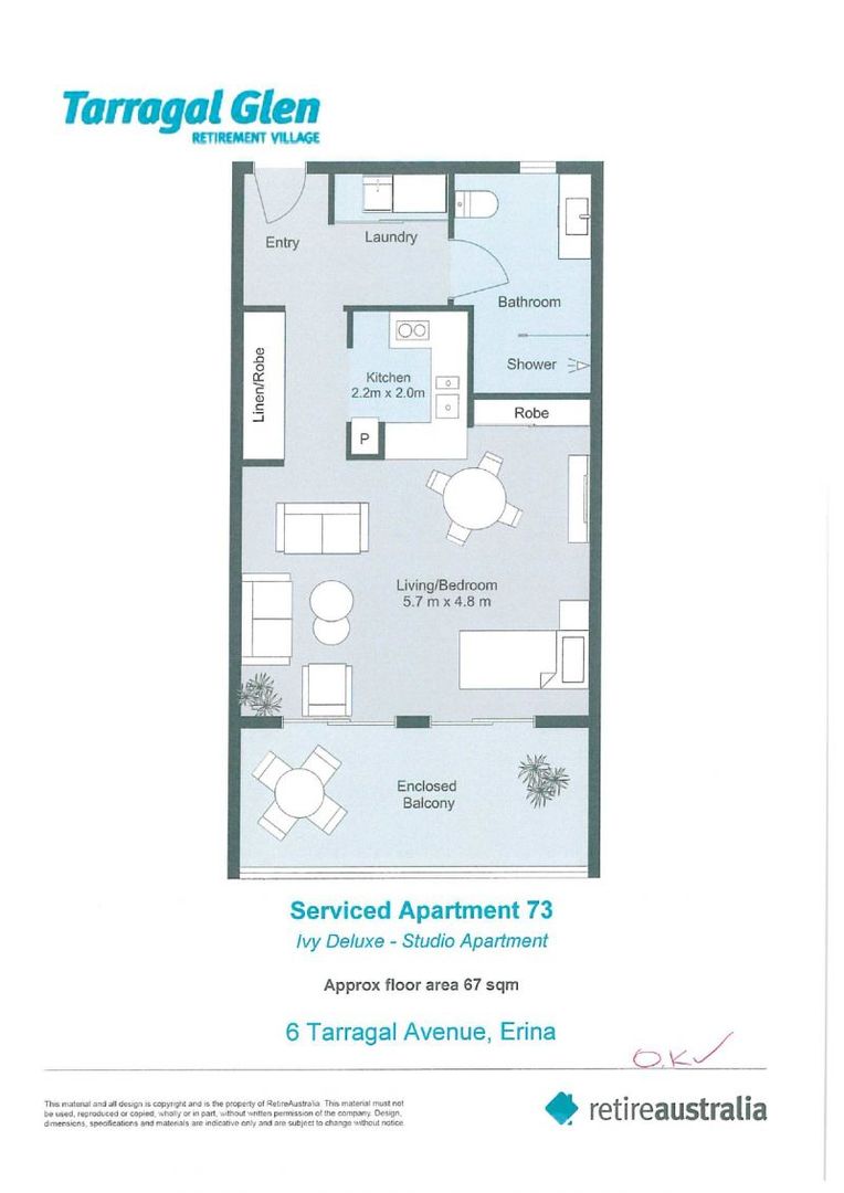 Beautifully refurbished studio serviced apartment