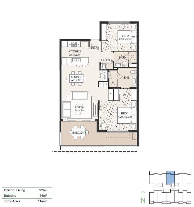 Move-in Ready | Spacious 2-bed Apartment