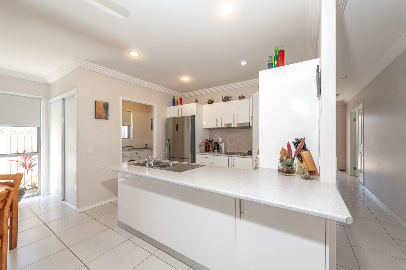 Gorgeous internal lake view home