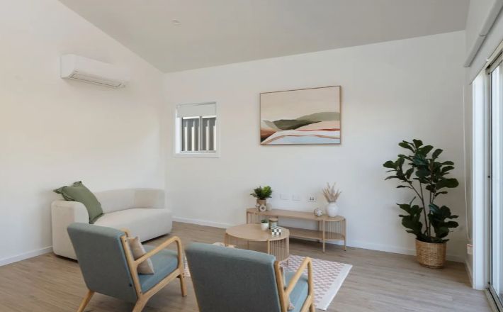 Modern 2 bed home with natural light