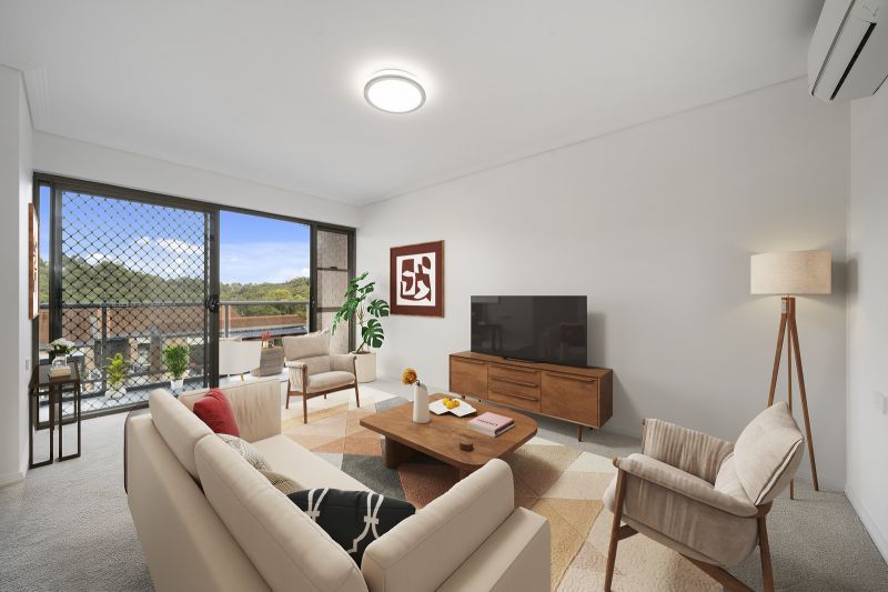 Ground-floor unit with bush views