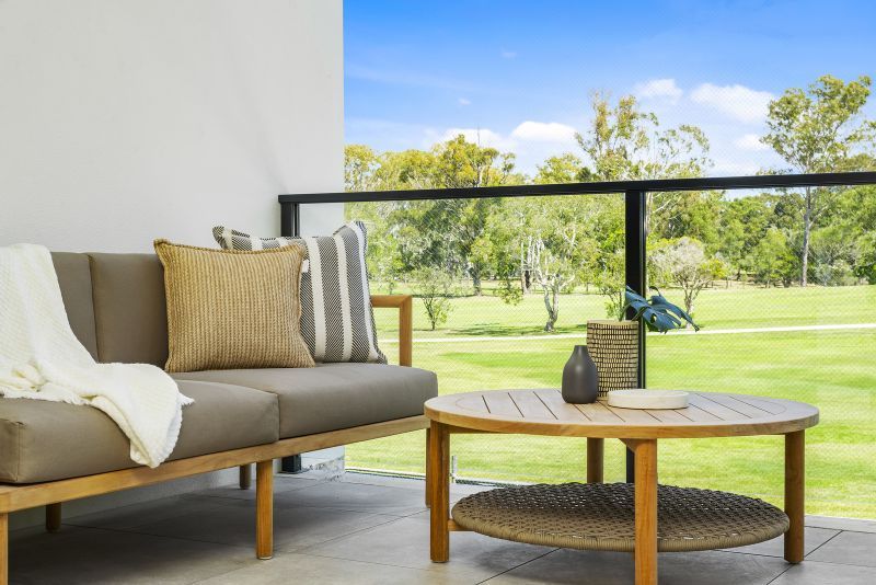 South-facing apartment with stunning Burleigh Golf Course views