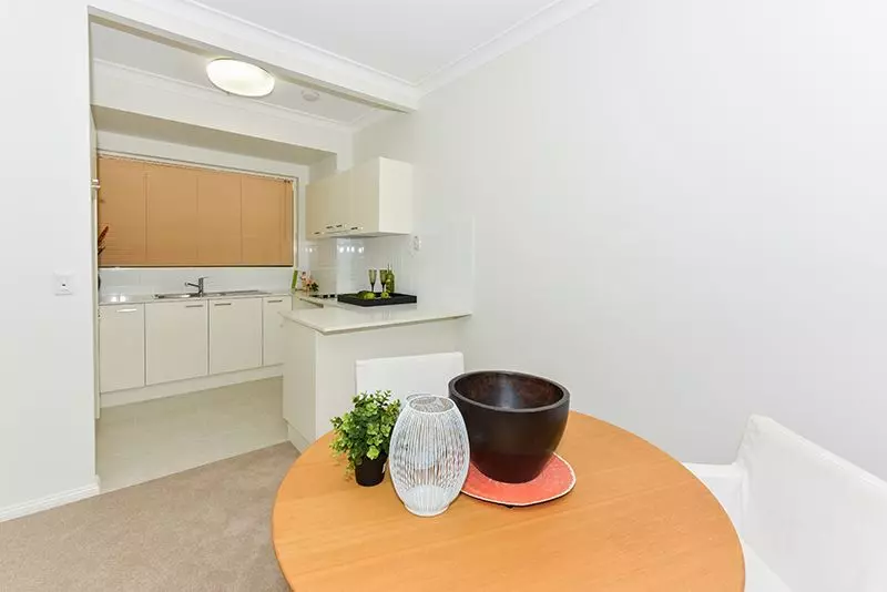 Spacious and fully serviced one-bedroom apartment with a north facing balcony