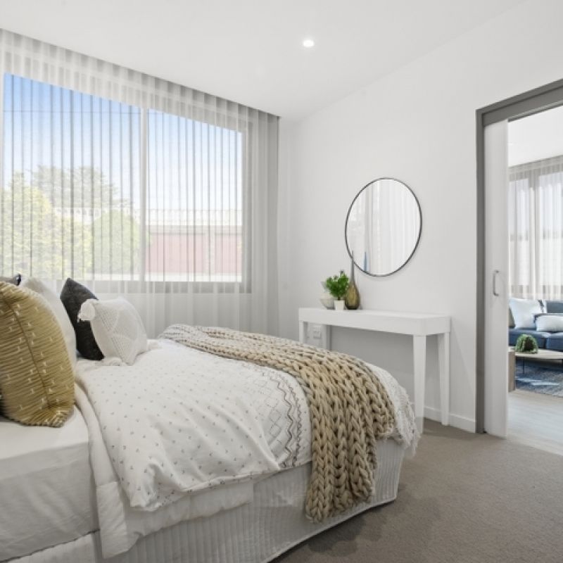 Easy lift access and gorgeous light filled corner apartment