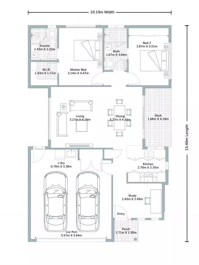 Corner Block with bush views