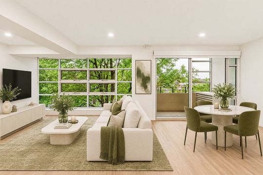 South Facing one-bedroom apartment