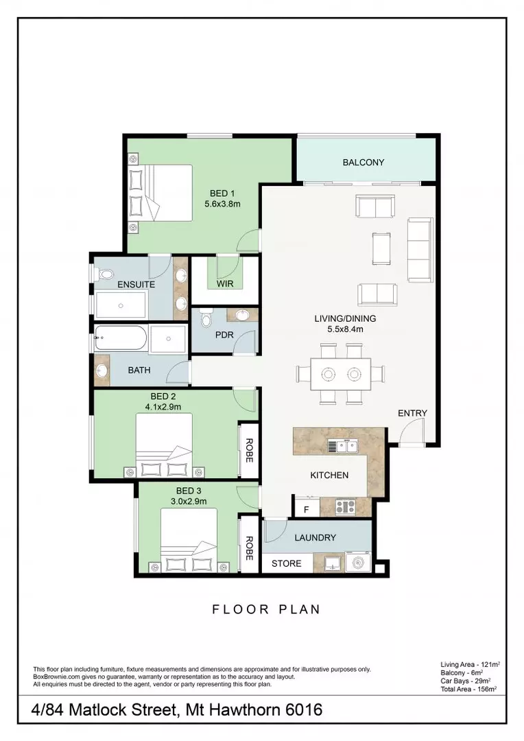 Super spacious, lock and leave Urban living