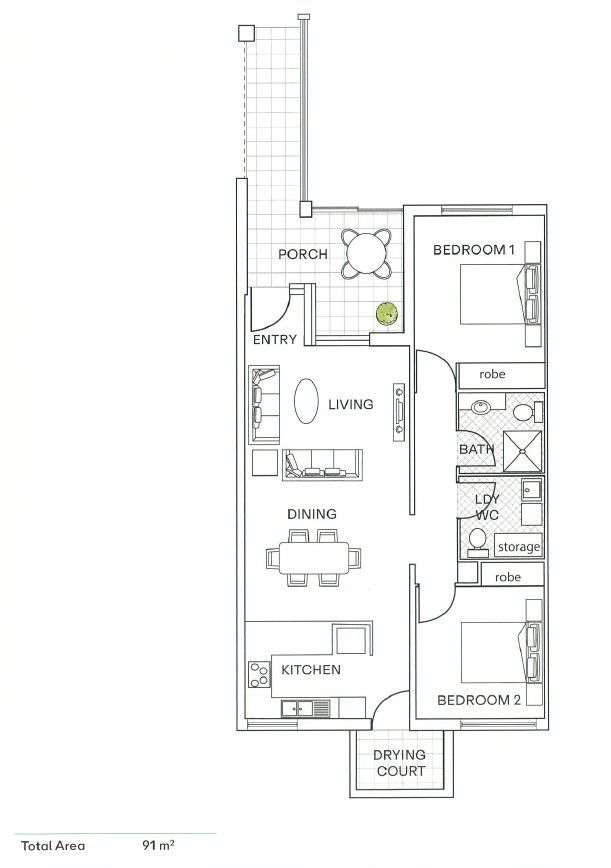 Stylish Upper Villa with Fresh Interiors and Covered Patio