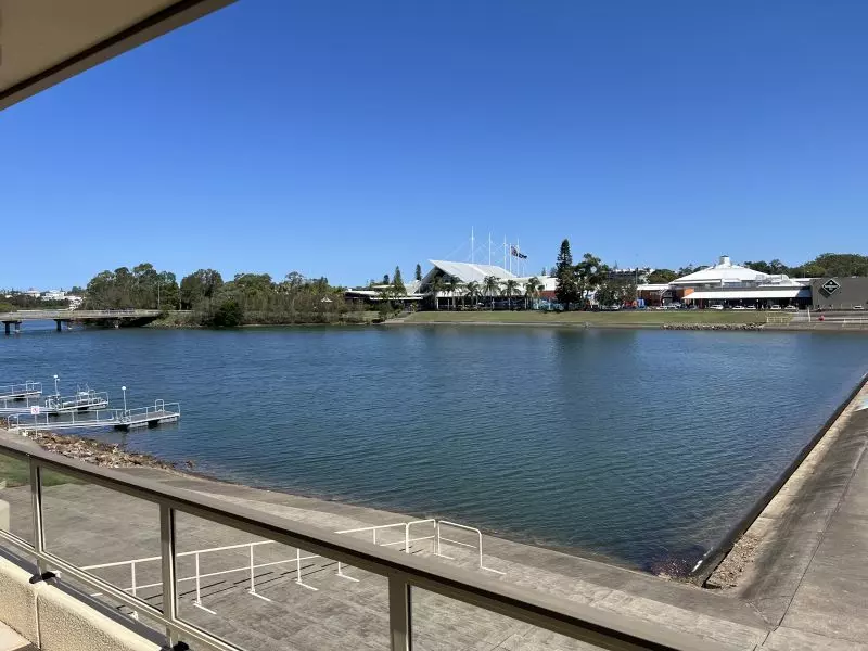 Under Offer -Stunning water view of the Governors Way canal from this spacious 3 bedroom unit