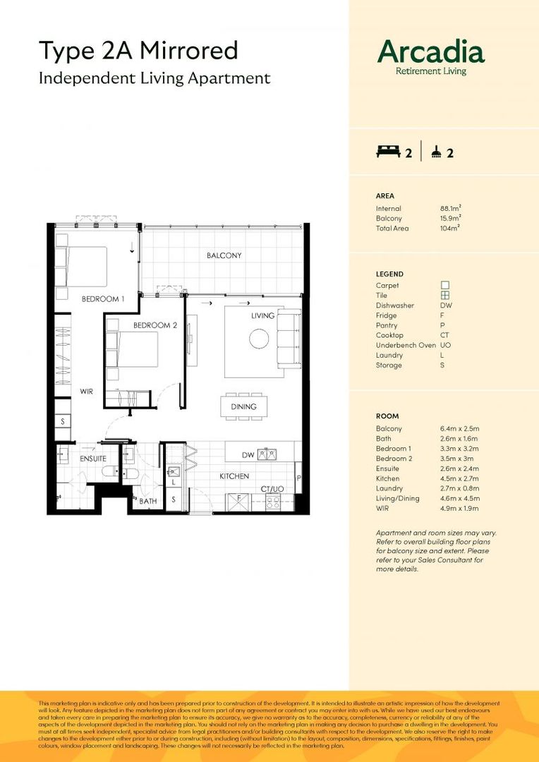 A beautiful 2 bedroom retreat