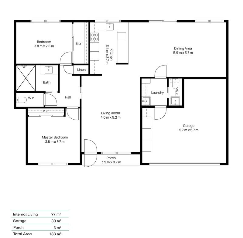 Stylish Corner Home with Private Garden