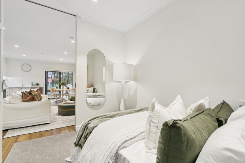 Architect-designed one-bedroom apartment on the ground floor