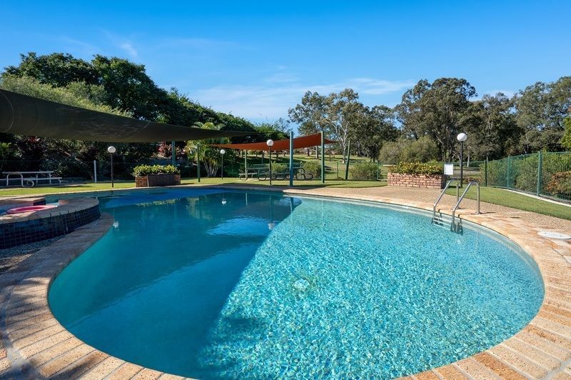 Beautiful two-bedroom, one bathroom villa with covered rear entertaining area.