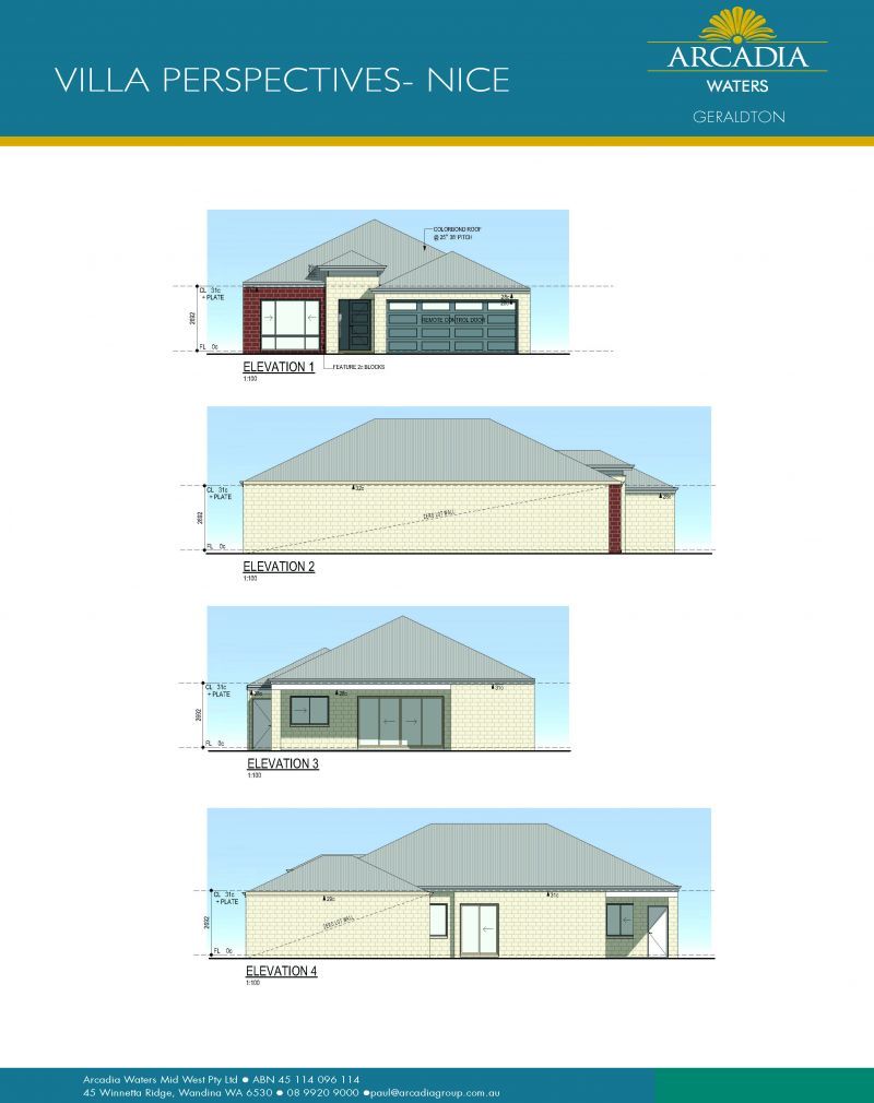 ARCADIA WATERS GERALDTON - New 'NICE' Design in Stage 3