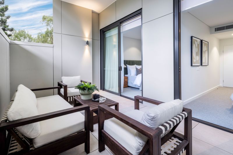 2-bedroom north-facing apartment with private balcony