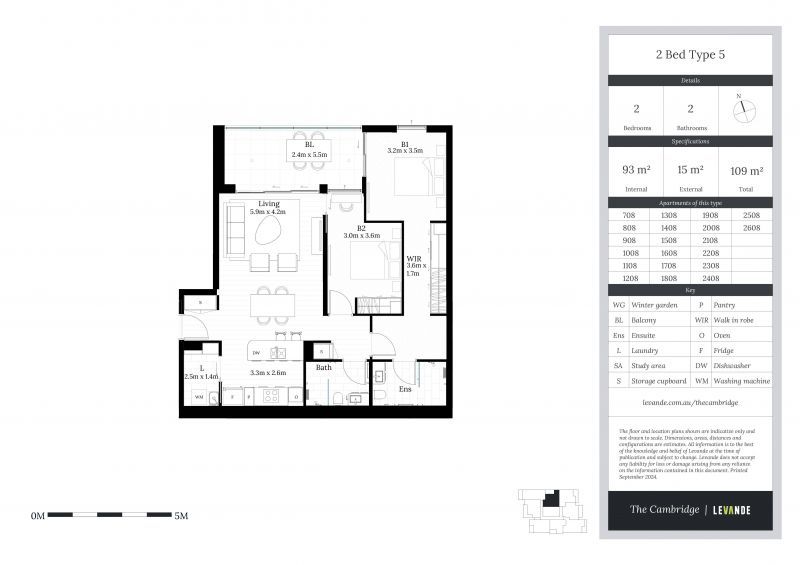 Modern Two Bedroom Apartment 07.08 in Epping