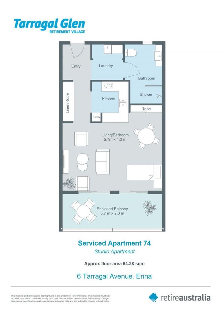 Stylish First Floor Studio Apartment