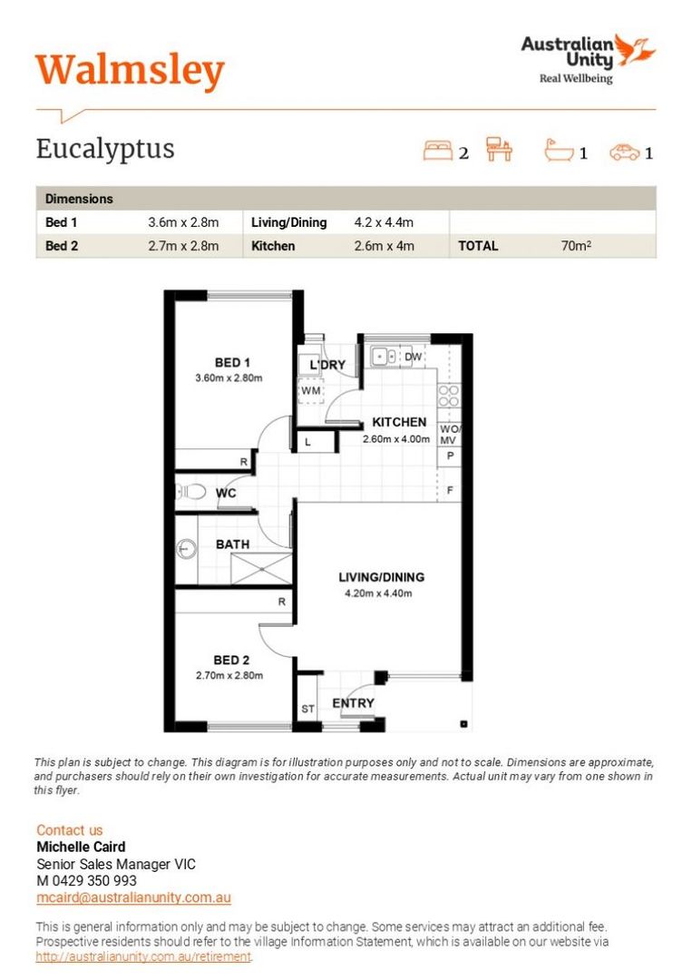 Fully Refurbished 2-Bedroom Unit at Walmsley Retirement Community