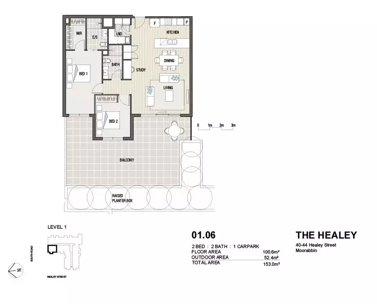 106, 2 Bedroom 2 Bathroom Apartment with Oversized Terrace