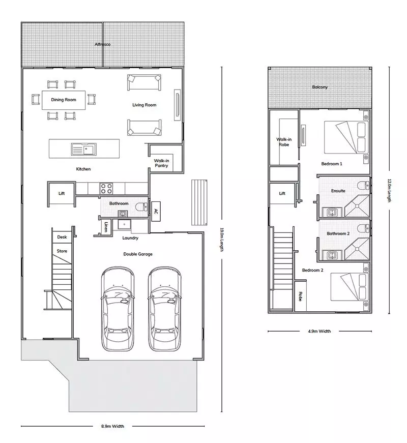 Nestled among beautifully landscaped grounds