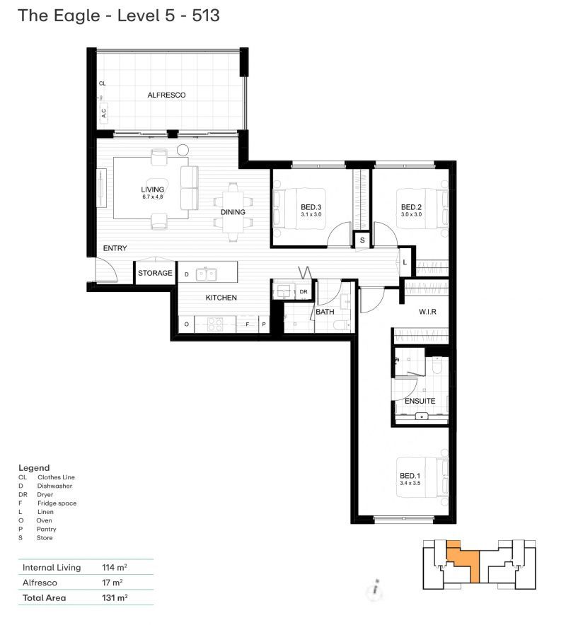 Retreat above the everyday in a refined top floor sanctuary