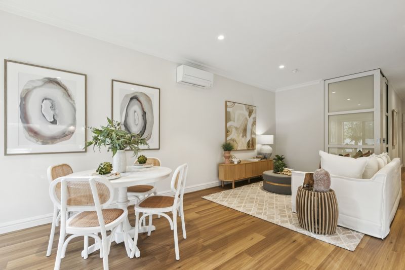 Architect-designed one-bedroom apartment on the ground floor