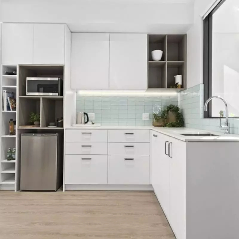 Easy lift access and convenient proximity to the dining room. Light and airy for year around entertainment.