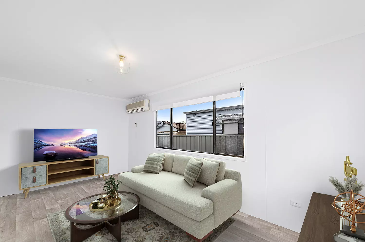 SOLD - Light and Open - 2 Car Spaces on the site - Freshly Painted and Presented