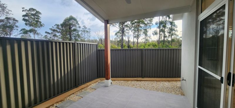 Corner block facing bush