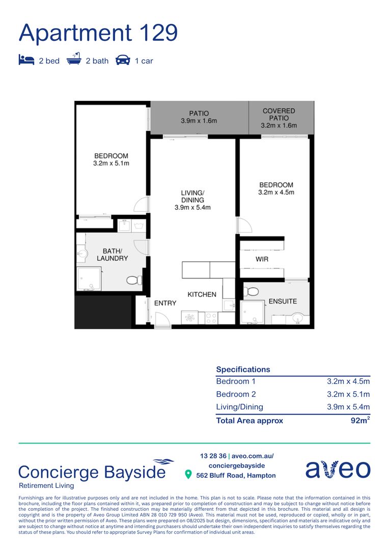 129/562 Bluff Road Hampton, VIC 3188