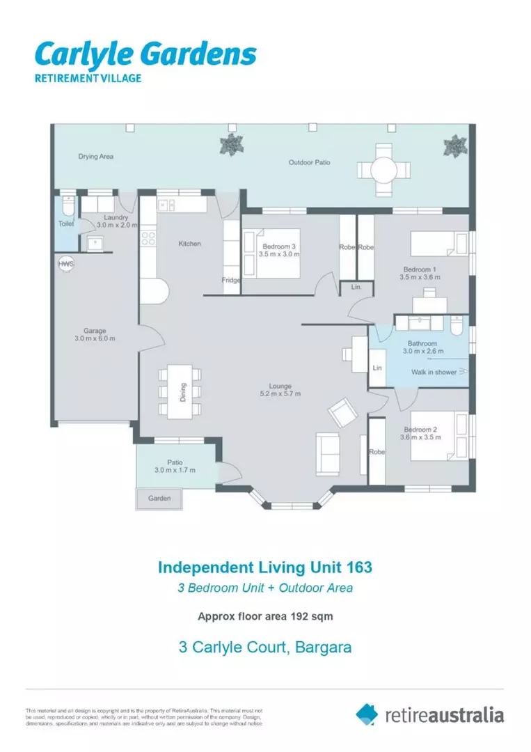 Wrapped in garden with an open Elevation