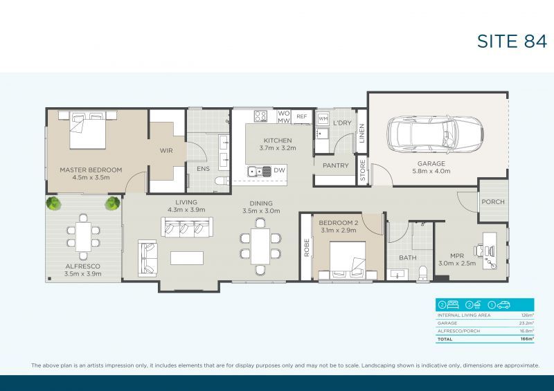 Relaxed Modern Living: Superb Location