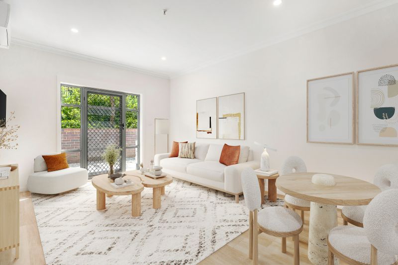 Ground-floor one-bedroom apartment