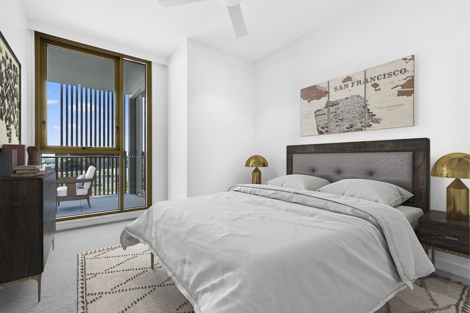 A bright modern apartment with the perfect balance of style, space and location.