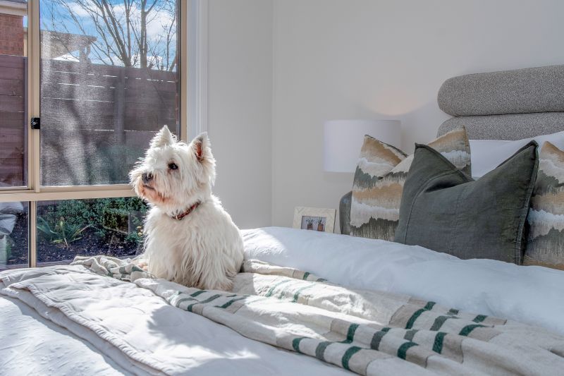 Spacious master bedroom with additional sunny retreat!