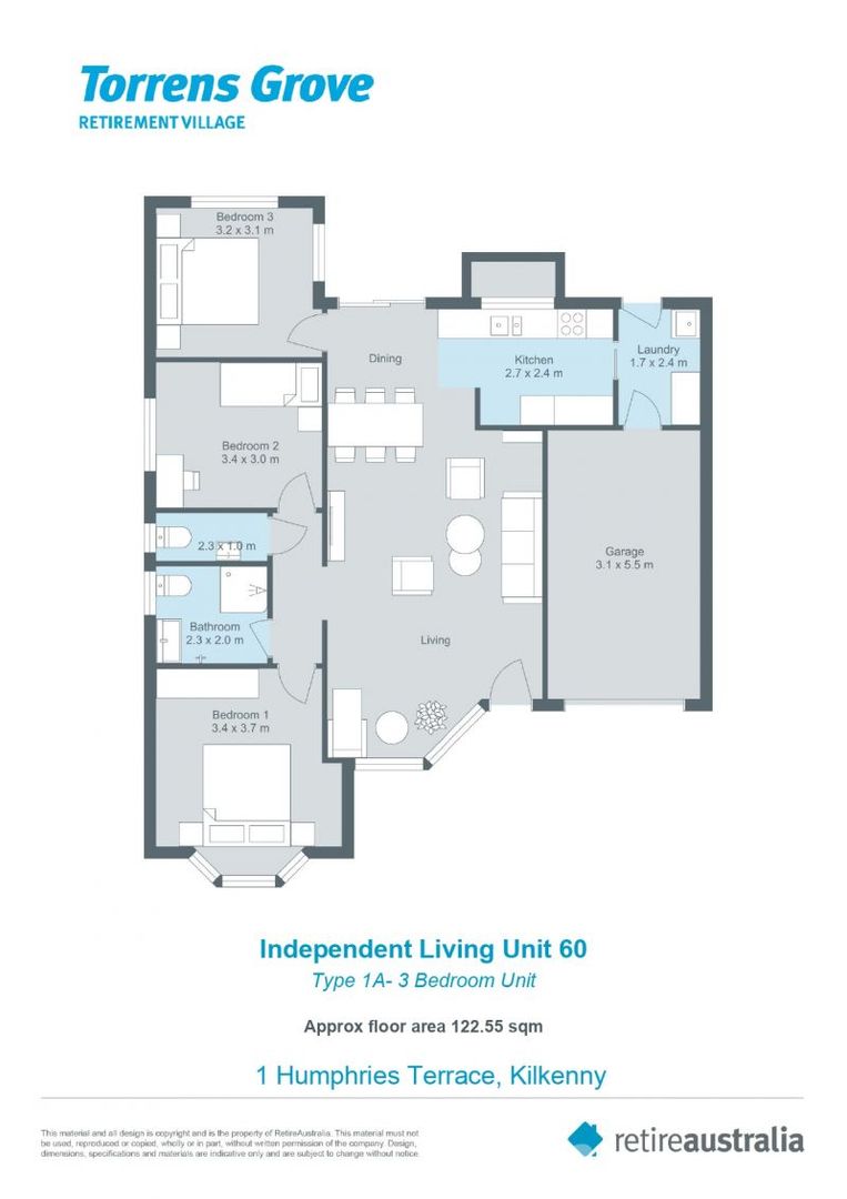 North facing, fully refurbished three-bedroom unit in gated estate