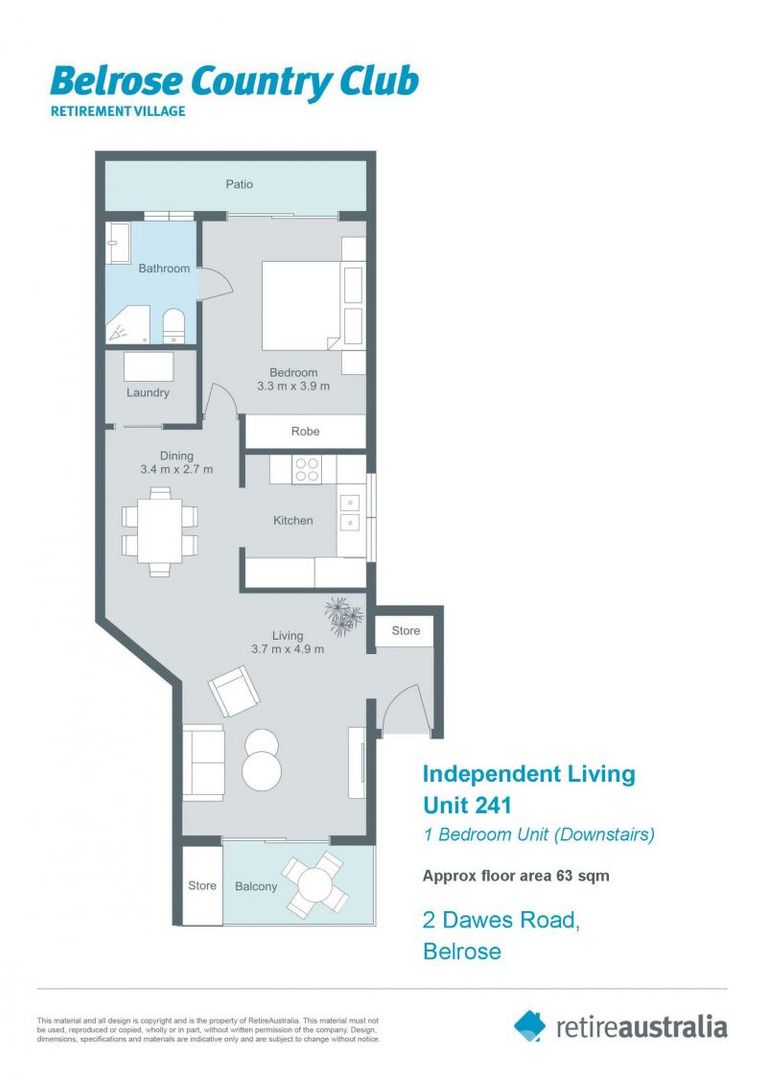 Perfectly maintained ground floor unit, with just a stroll to the main clubhouse and facilities