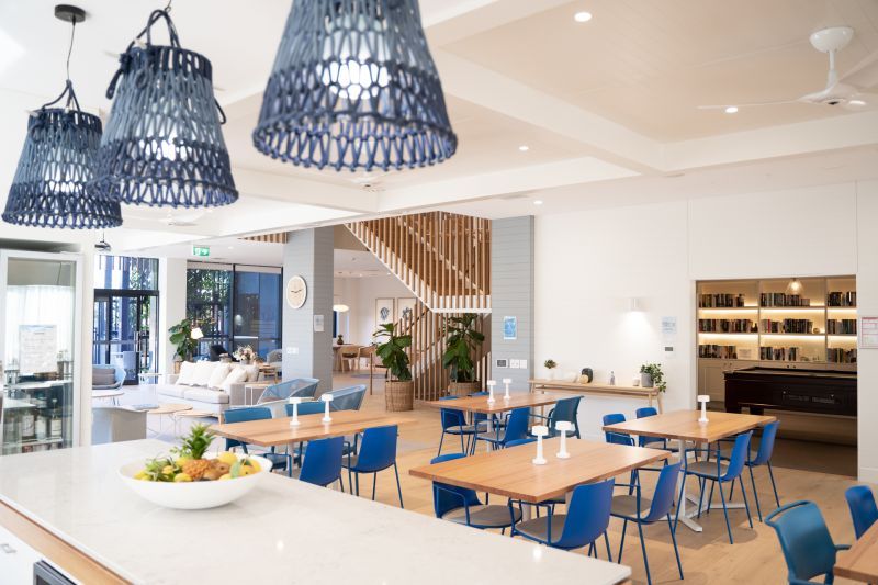 Top-Floor Living with Water Views