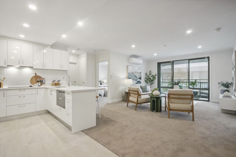 Bright and beautiful two-bedroom apartment with separate dining room