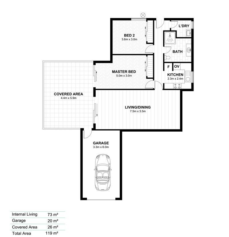 Tranquil Villa with Beautiful Interior and Private Courtyard