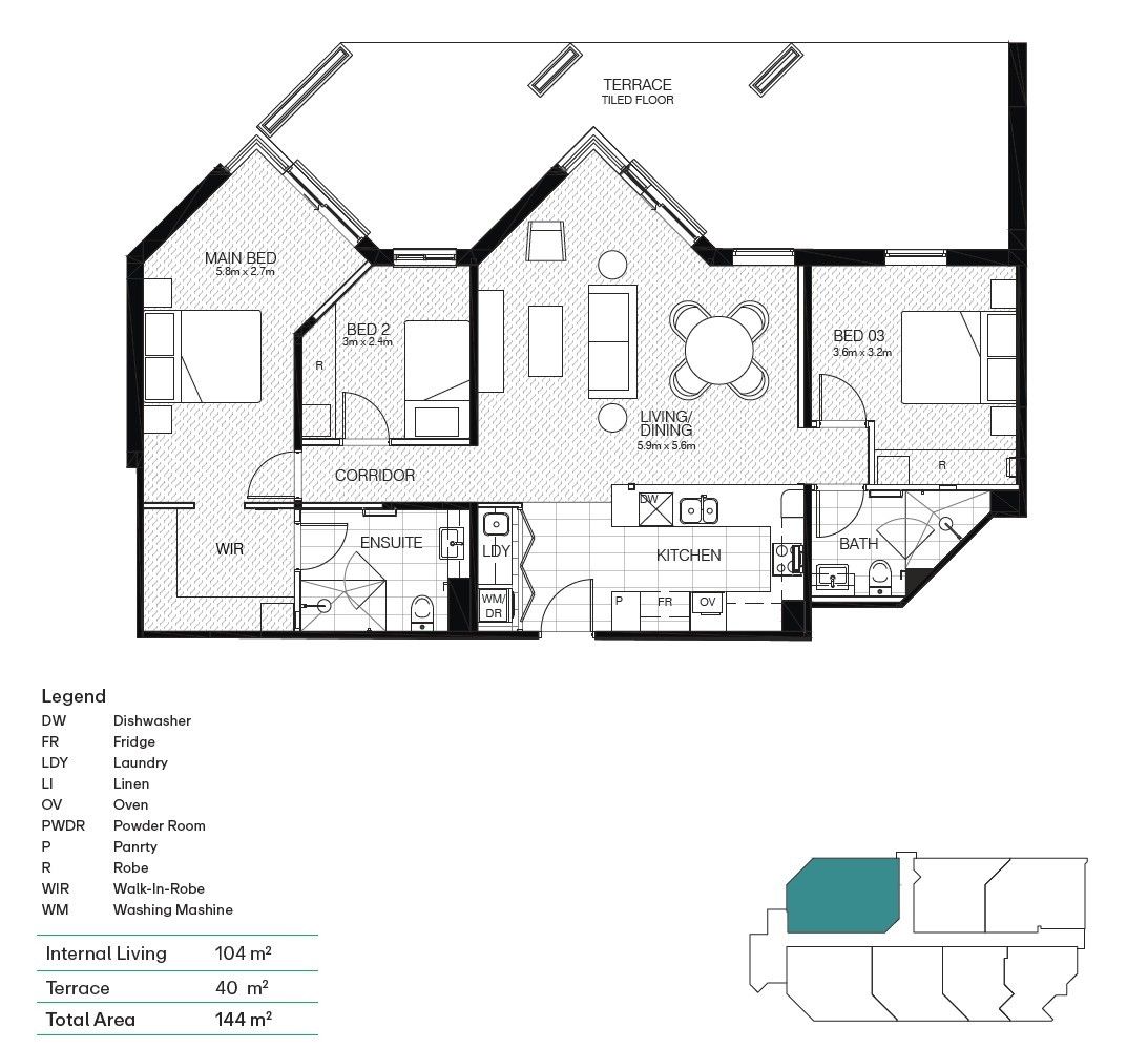 Last Remaining Ground Floor Three-Bedroom 
