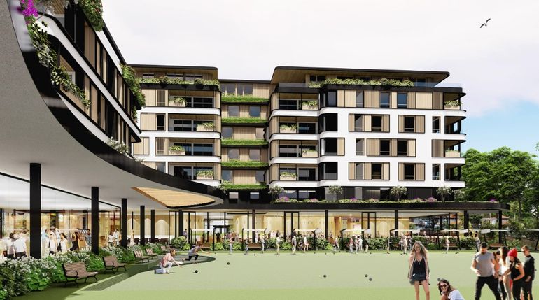 Downsizers will be able to live above new bowling club in Sydney’s eastern suburbs