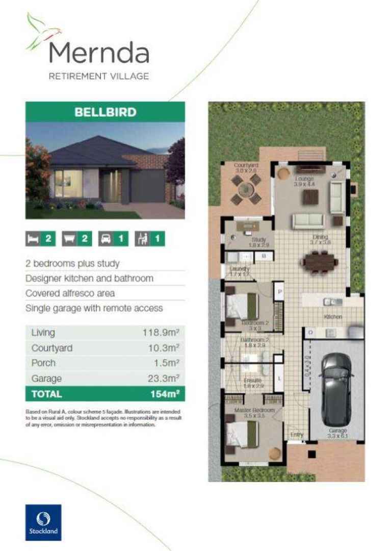 Secure one of the last remaining villas at Mernda Retirement Village