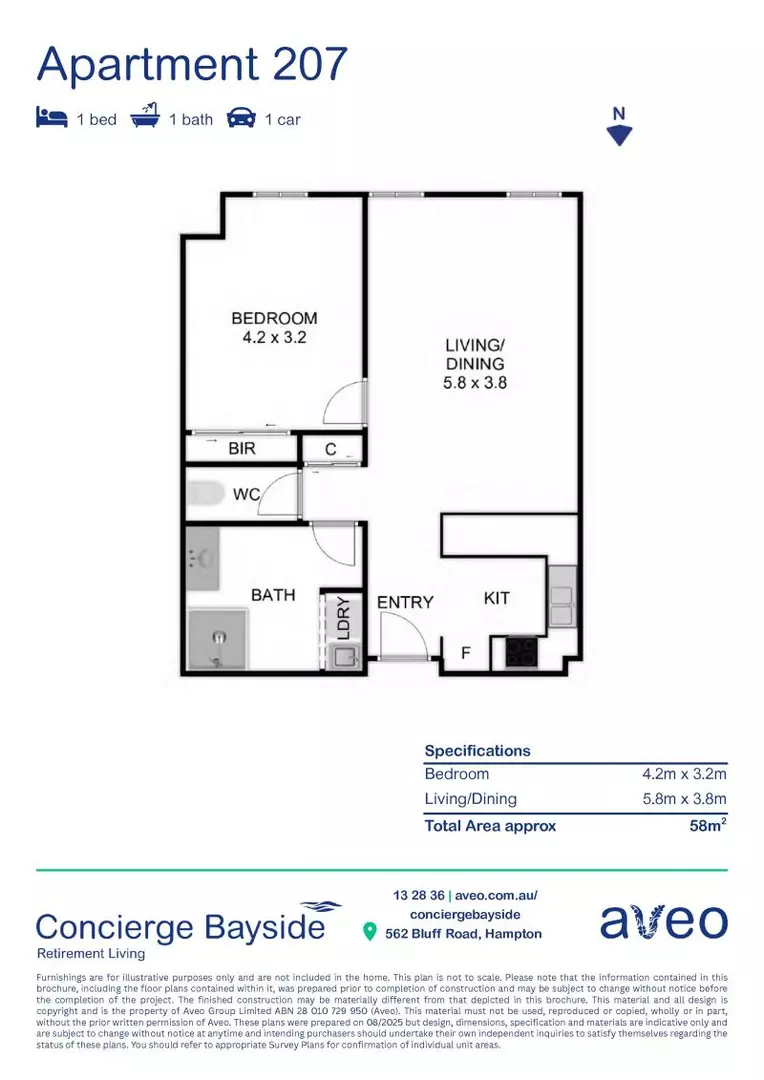 Spacious one-bedroom first-floor apartment