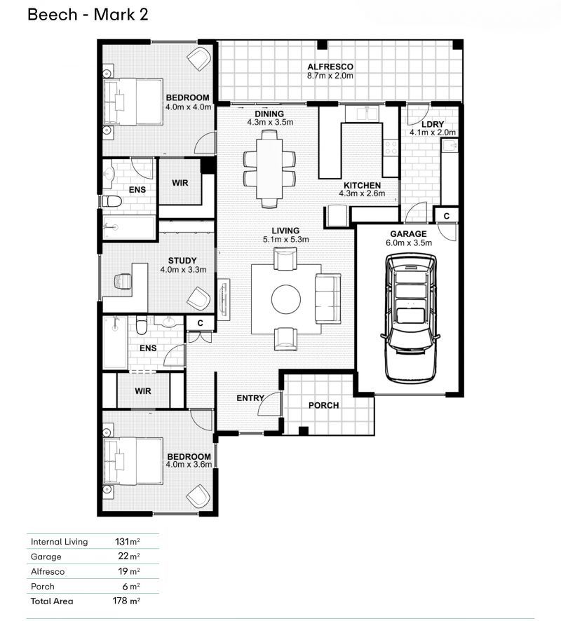 Open-Plan Living with a North-Facing Aspect