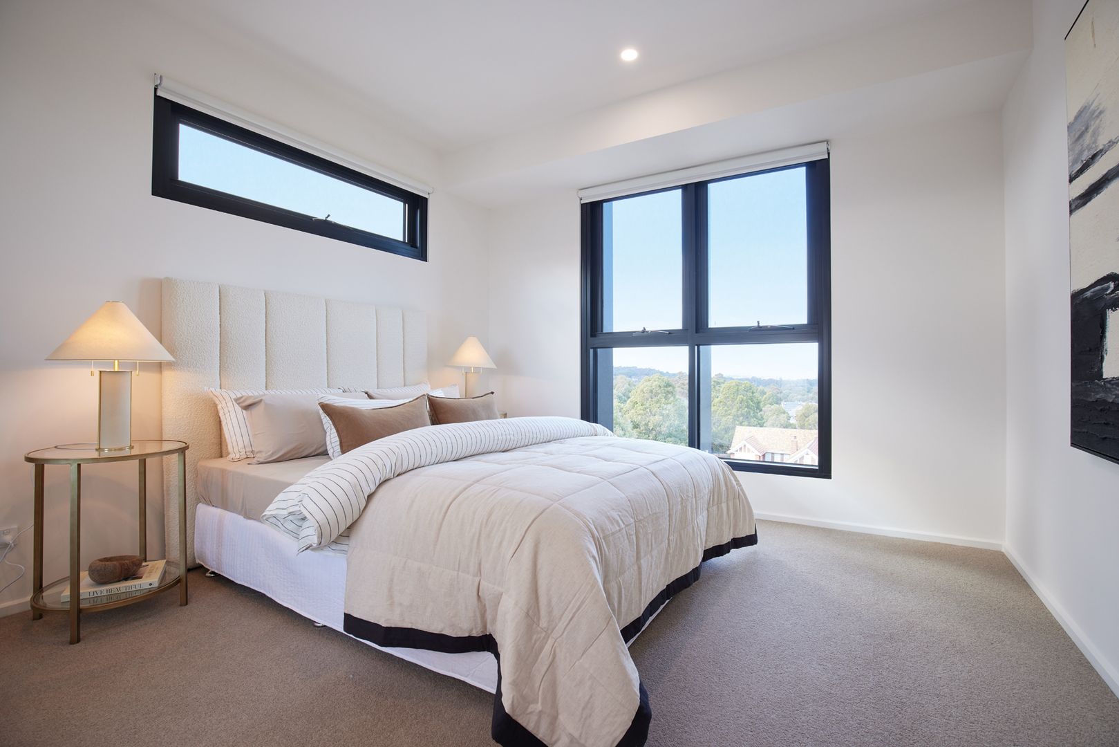 Apt 114 - Spacious Three-Bedroom Retreat with Private Balcony & Elegant Finishes