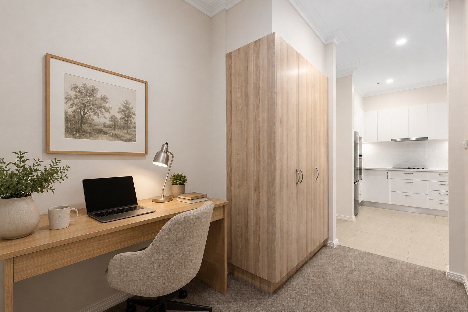 Light and bright apartment