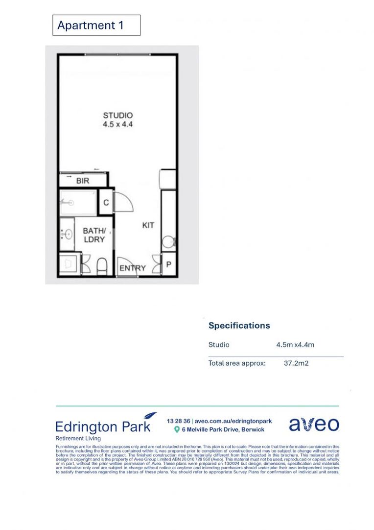 Newly renovated studio style apartment