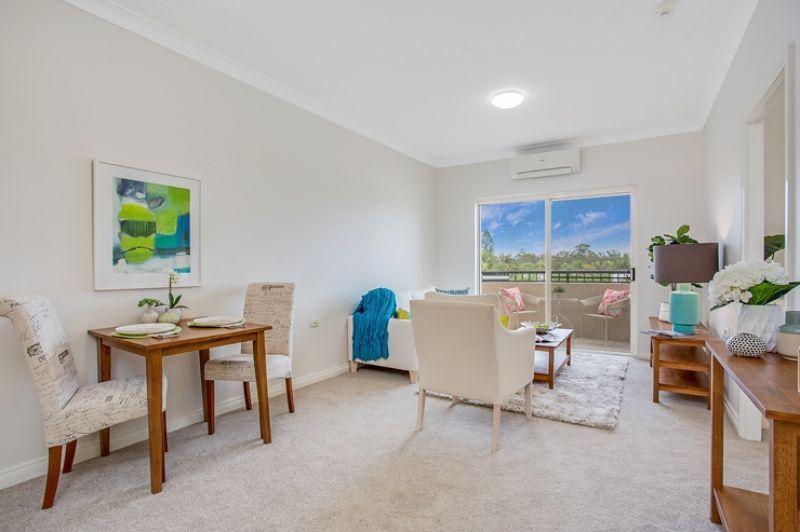 Sunny and bright assisted living apartment