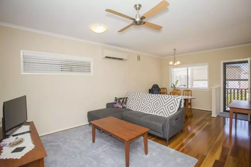 Open plan living situated on a large, elevated block.